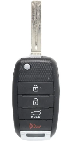 Unrefurbished OEM Kia 95430-B2101 OSLOKA-875T 4 Button Key Fob - Grade A