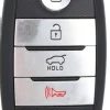 Unrefurbished OEM Kia 95440-C6000 | 95440-C5000 4 Button Key Fob - Grade A