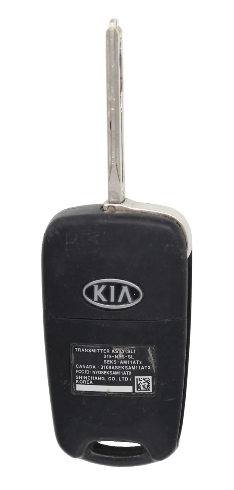 Unrefurbished OEM Kia 315-NAS-SL-TP 3 Button Key Fob - Grade A