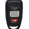 Unrefurbished OEM Kia OSLOKA-310T 4 Button Key Fob - Grade C