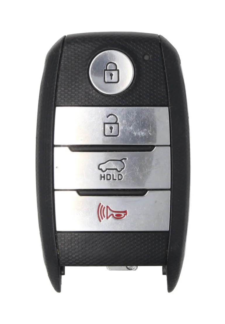 Unrefurbished OEM Kia SVI-XMFNA433 SY5XMFNA433 4 Button Key Fob - Grade A