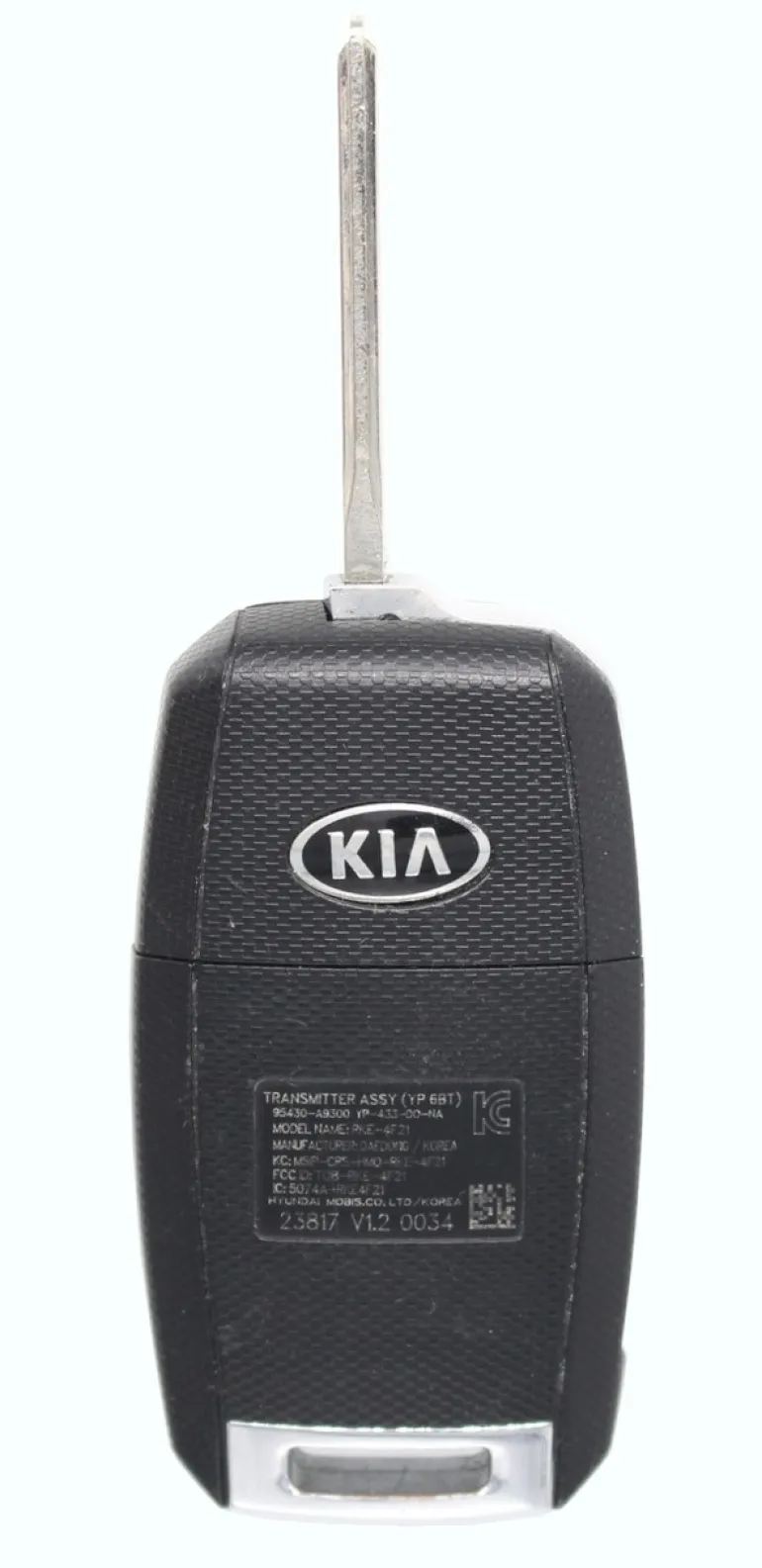 Unrefurbished OEM Kia TQ8-RKE-4F21 6 Button Key Fob - Grade C