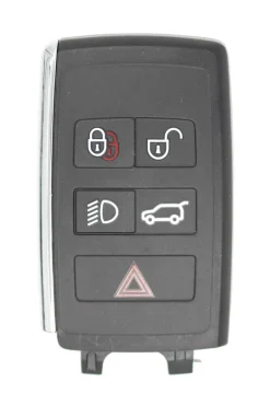 Unrefurbished OEM Land Rover JK5M-15K601-CA KOBJXF18A 5 Button Key Fob - Grade A