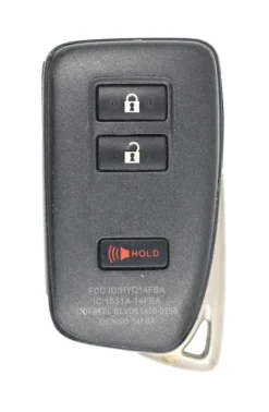 Unrefurbished OEM Lexus 281451-2110 AG HYQ14FBA 3 Button Key Fob - Grade C