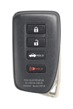 Unrefurbished OEM Lexus 231451-3950 G HYQ14FLB 4 Button Key Fob - Grade A