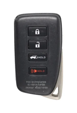 Unrefurbished OEM Lexus 231451-0010 G HYQ14FBB 4 Button Key Fob - Grade A