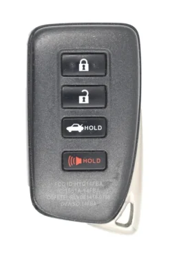 Unrefurbished OEM Lexus Hybrid 281451-0020 G HYQ14FBA 4 Button Key Fob - Grade C