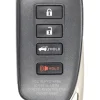 Unrefurbished OEM Lexus 281451-2110 Hybrid HYQ14FBA 4 Button Key Fob - Grade A