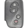 Unrefurbished OEM Lexus 271451-5290 HYQ14ACX 4 Button Key Fob w/ Trunk Release - Grade C