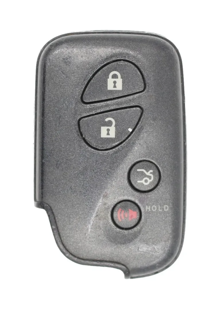 Unrefurbished OEM Lexus 271451-5290 HYQ14ACX 4 Button Key Fob w/ Trunk Release - Grade C