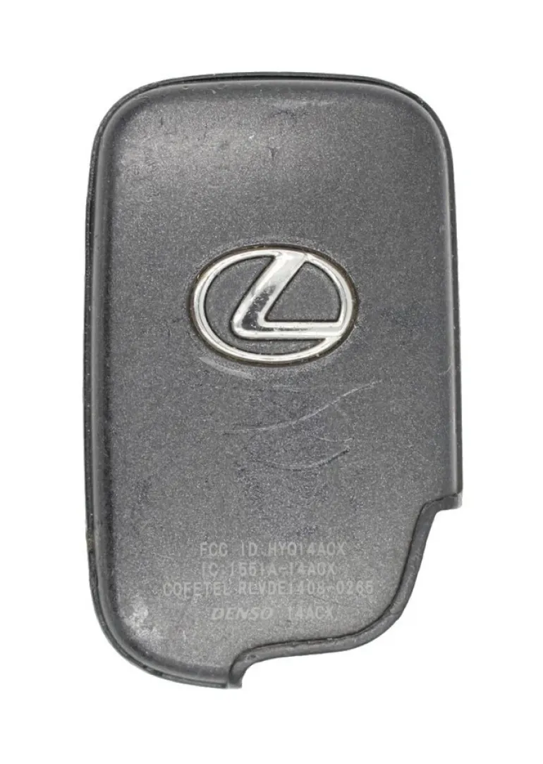 Unrefurbished OEM Lexus 271451-5290 HYQ14ACX 4 Button Key Fob w/ Trunk Release - Grade C