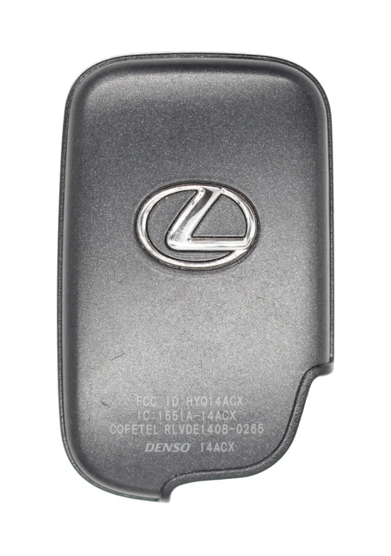 Unrefurbished OEM Lexus 271451-5290 HYQ14ACX 4 Button Key Fob w/ Hatch Release - Grade A