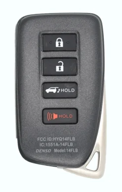 Unrefurbished OEM Lexus HYQ14FLB 4 Button Key Fob - Grade A