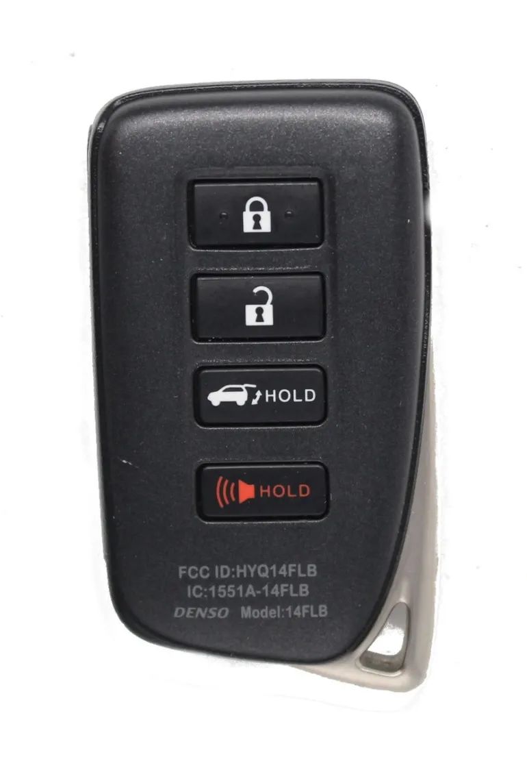 Unrefurbished OEM Lexus HYQ14FLB 4 Button Key Fob - Grade C