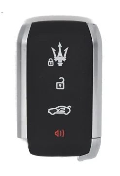 Unrefurbished OEM Maserati 670266152 4 Button Key Fob - Grade C
