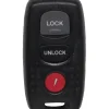 Unrefurbished OEM Mazda BL8D 67 5RY 3 Button Key Fob - Grade C