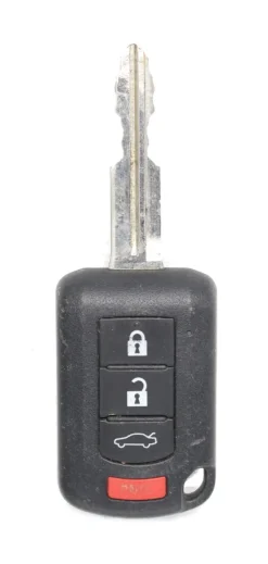 Unrefurbished OEM Mitsubishi OUCJ166N 4 Button Key Fob - Grade A