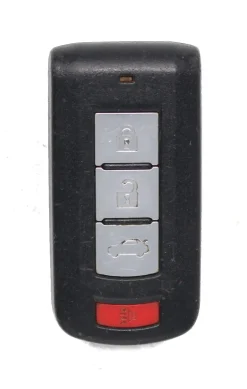 Unrefurbished OEM Mitsubishi 8637A228 | 8637B885 OUC644M-KEY-N 4 Button Key Fob - Grade C