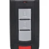 Unrefurbished OEM Mitsubishi OUCGHR-M015 3 Button Key Fob - Grade C