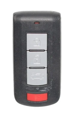 Unrefurbished OEM Mitsubishi 8637A228 | 8637B885 4 Button Key Fob - Grade A