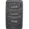 Unrefurbished OEM Mitsubishi 90LP0077 OUCG8D-525M-A 4 Button Key Fob - Grade A