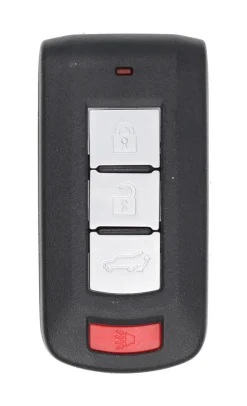Unrefurbished OEM Mitsubishi OUCGHR-M013 4 Button Key Fob - Grade C