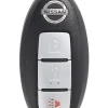 Unrefurbished OEM Nissan ETC093LPD0124 KBRTN001 3 Button Key Fob - Grade C