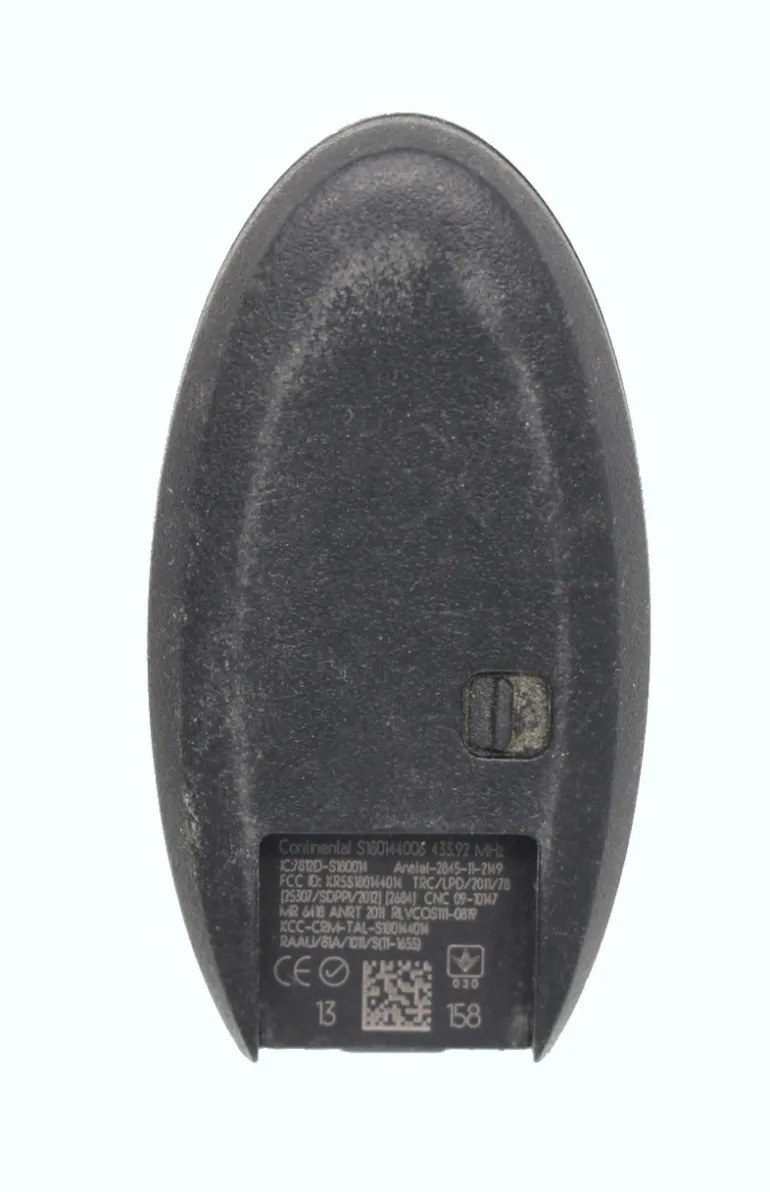 Unrefurbished OEM Nissan S180144006 4 Button Key Fob - Grade A