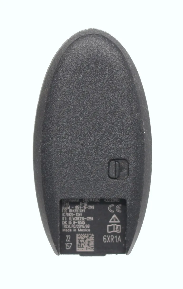 Unrefurbished OEM Nissan S180144502 6XR1A KR5TXN1 3 Button Key Fob - Grade A