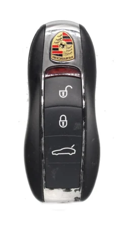 Unrefurbished OEM Porsche 97063724710 97063724706 97063724405 4 Button Key Fob - Grade C