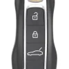 Unrefurbished OEM Porsche IYZPK3 4 Button Key Fob - Grade A