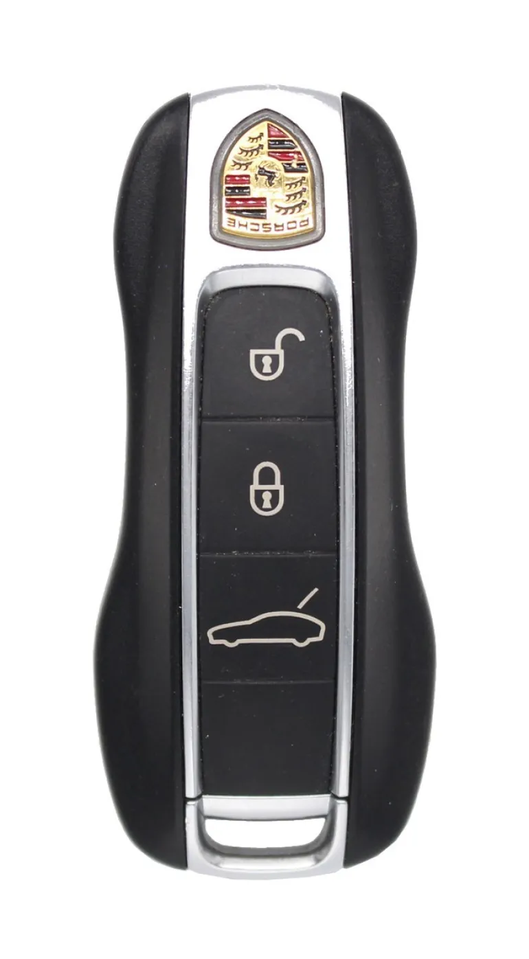 Unrefurbished OEM Porsche IYZ-PK1 4 Button Key Fob - Grade C