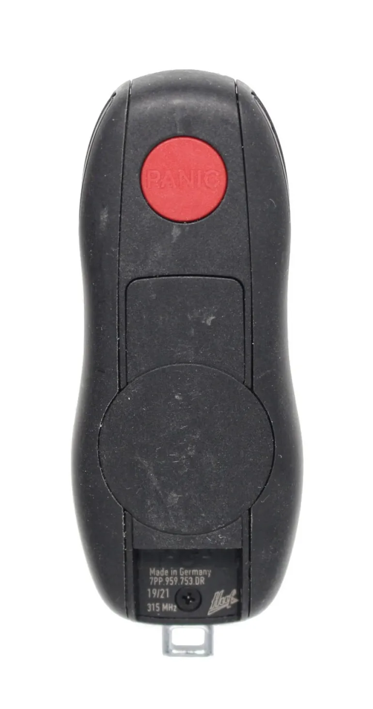 Unrefurbished OEM Porsche 7PP.959.753.DR 4 Button Key Fob - Grade A