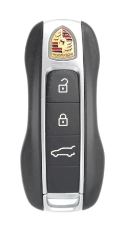 Unrefurbished OEM Porsche 9Y0959753AH IYZPK3 4 Button Key Fob - Grade A