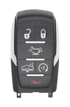 Unrefurbished OEM Ram 68442910 AB OHT-4882056 6 Button Key Fob - Grade A