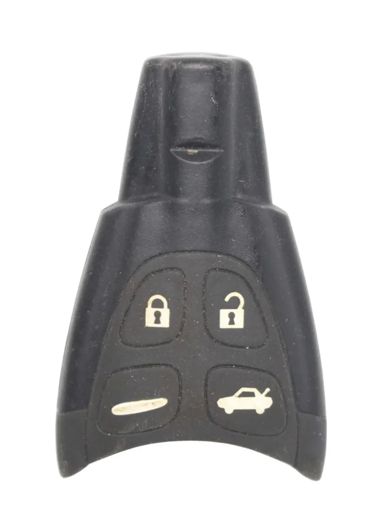 Unrefurbished OEM Saab LTQSAAM433TX 4 Button Key Fob - Grade C