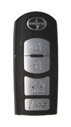 Unrefurbished OEM Scion 89904-WB003 WAZSKE13D01 4 Button Key Fob - Grade C