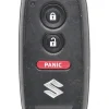 Unrefurbished OEM Suzuki 317172-64J00 KBRTS003 3 Button Key Fob - Grade C