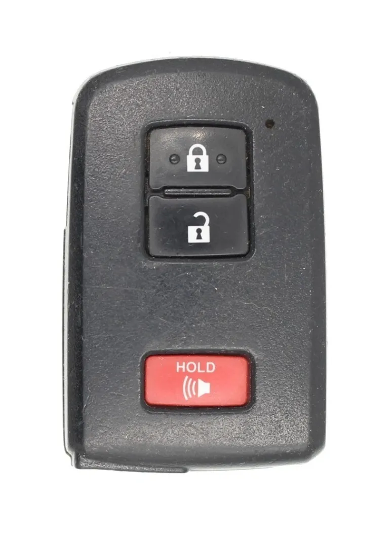 Unrefurbished OEM Toyota 281451-2110 AG HYQ14FBA 3 Button Key Fob - Grade C