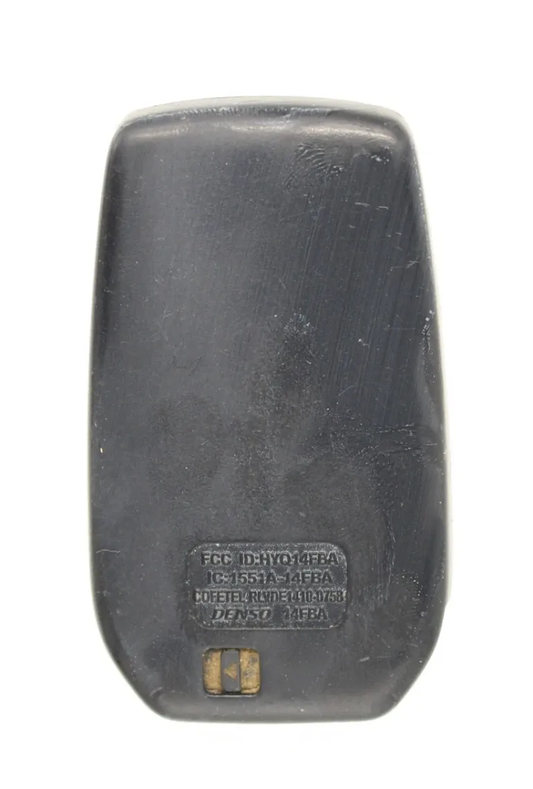 Unrefurbished OEM Toyota 281451-2110 AG HYQ14FBA 4 Button Key Fob - Grade C