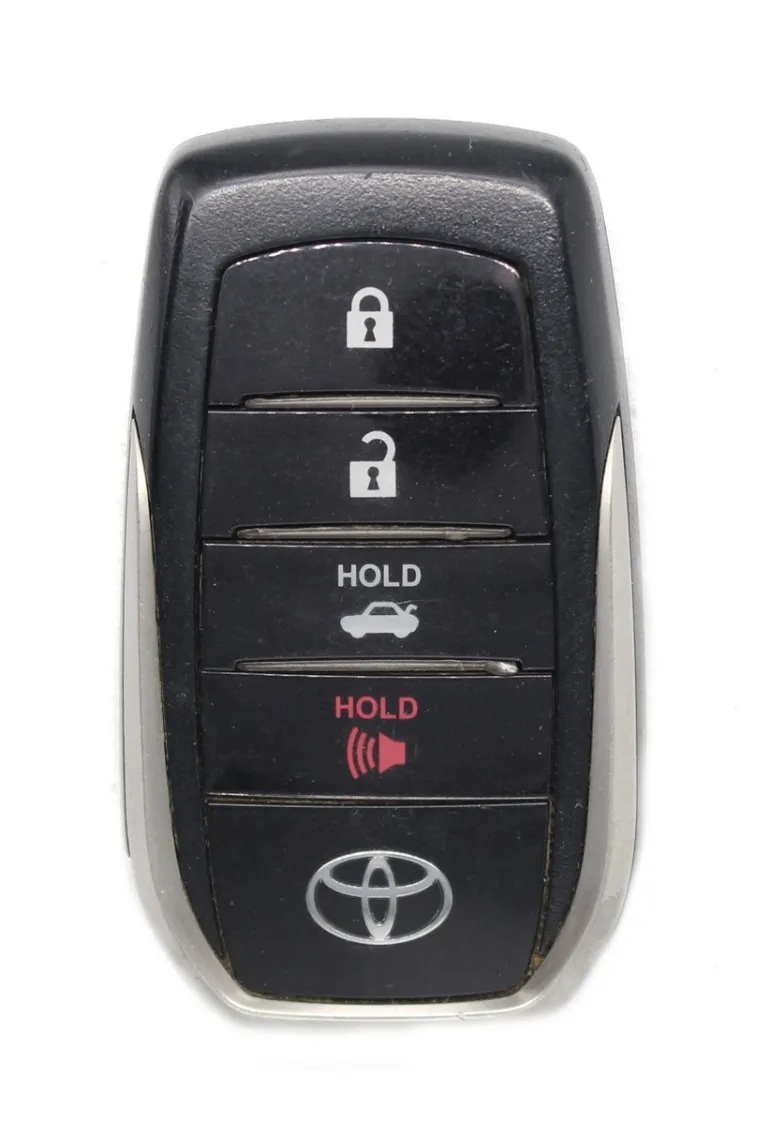 Unrefurbished OEM Toyota 281451-2110 AG HYQ14FBA 4 Button Key Fob - Grade C
