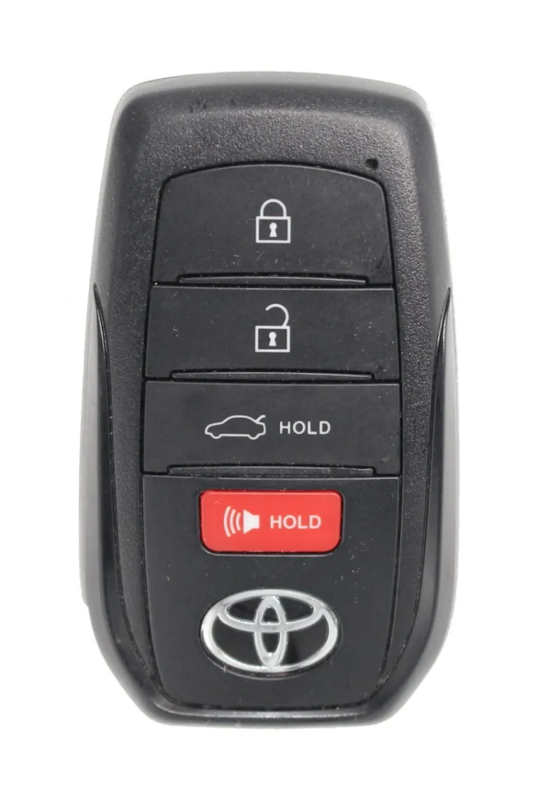 Unrefurbished OEM Toyota Crown HYQ14FBX 4 Button Key Fob w/ Trunk Release - Grade C