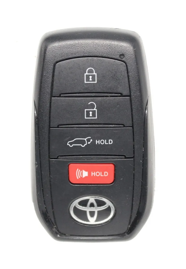 Unrefurbished OEM Toyota 231451-2561 G HYQ14FBW 4 Button Key Fob - Grade C