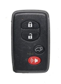 Unrefurbished OEM Toyota 271451-5290 GNE HYQ14ACX 4 Button Key Fob - Grade C