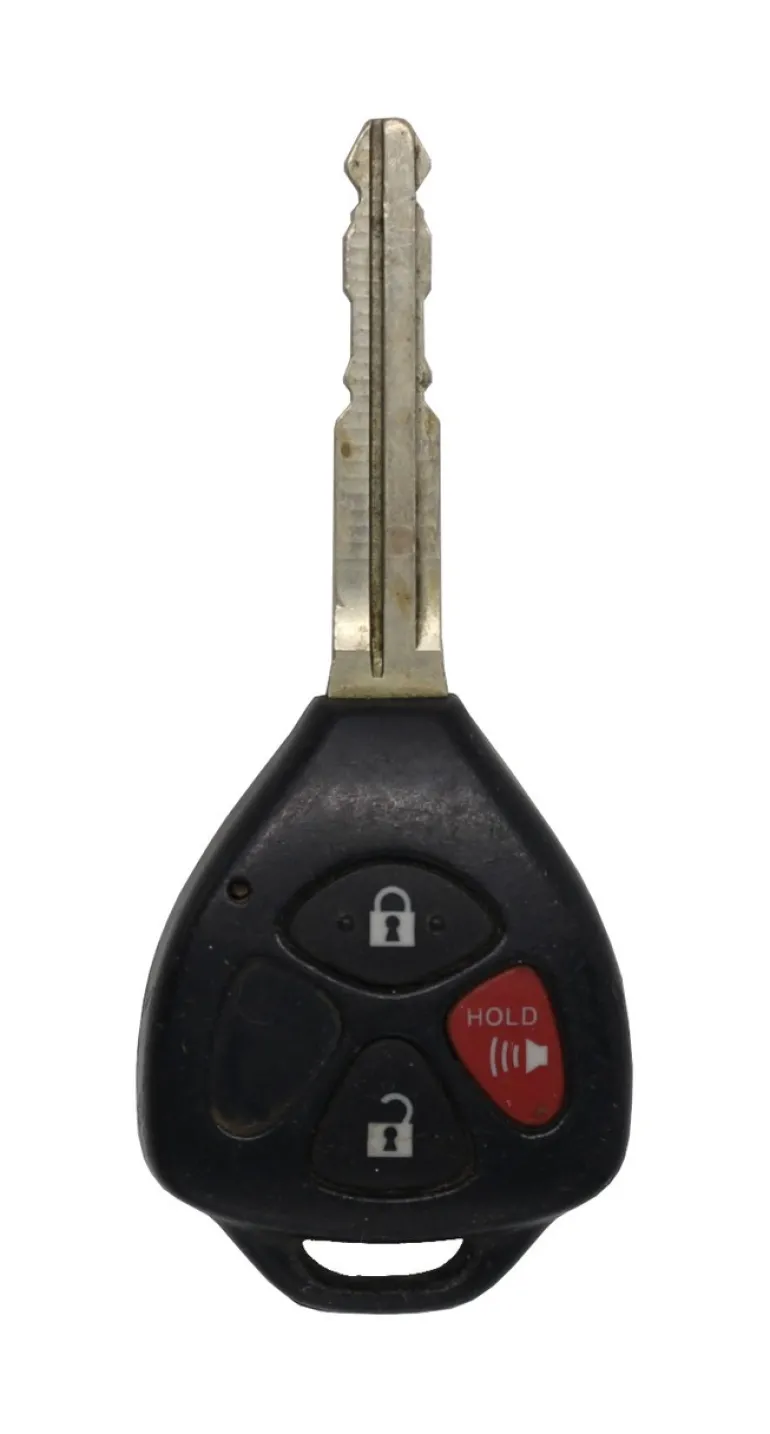 Unrefurbished OEM Toyota GQ4-29T G Chip 3 Button Key Fob - Grade C