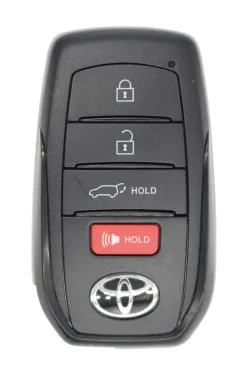Unrefurbished OEM Toyota 8990H-0C020 HYQ14FBX 4 Button Key Fob - Grade A