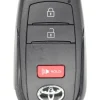 Unrefurbished OEM Toyota 8990H-0C030 HYQ14FBX 3 Button Key Fob - Grade A