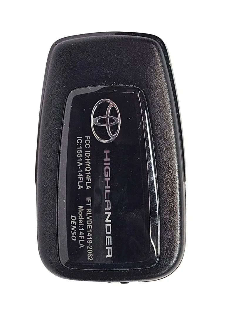 Unrefurbished OEM Toyota 8990H-0E370 HYQ14FLA 4 Button Key Fob - Grade A