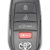 Unrefurbished OEM Toyota 8990H-0E330 HYQ14FBX 4 Button Key Fob - Grade A