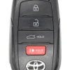 Unrefurbished OEM Toyota 8990H-30191 HYQ14FBX 4 Button Key Fob - Grade A